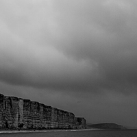 Buy canvas prints of Westbay cliffs Dorset by David French