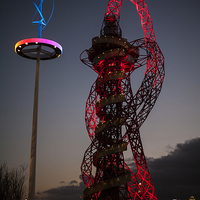 Buy canvas prints of The ArceorMittal Orbit  by David French