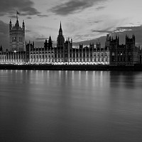 Buy canvas prints of Big Ben and the houses of Parliament by David French
