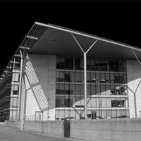 Buy canvas prints of Newham Council Offices by David French