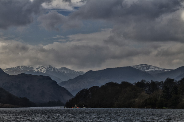 Clouds over Ulswater Lake District Picture Board by David French