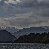 Buy canvas prints of Clouds over Ulswater Lake District by David French