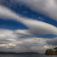 Buy canvas prints of Clouds over Ulswater  by David French
