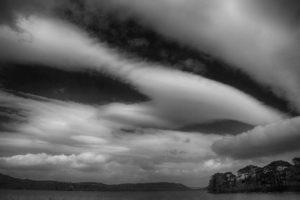 Clouds over Ulswater  Picture Board by David French