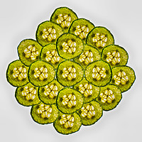 Buy canvas prints of Cucumber Slices by David French