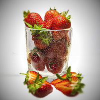 Buy canvas prints of Strawberry Dessert by David French