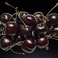 Buy canvas prints of Fresh Cherries by David French