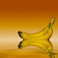 Buy canvas prints of Ripe Yellow Bananas by David French