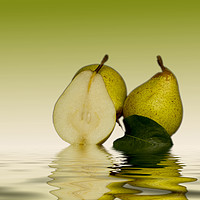 Buy canvas prints of Fresh Pears Fruit by David French