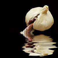 Buy canvas prints of Garlic cloves of Garlic by David French