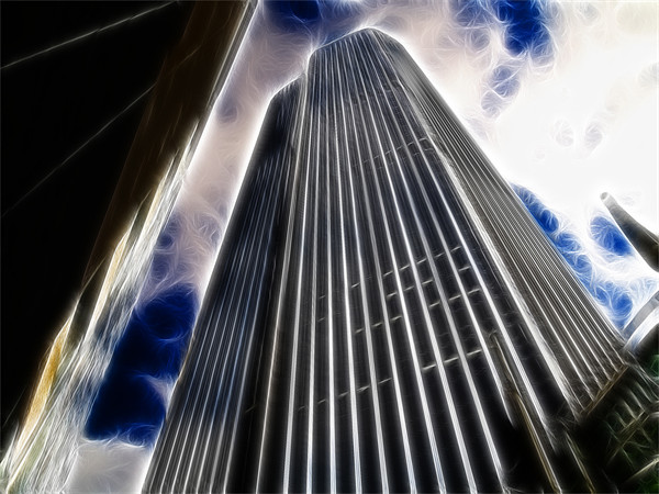 Tower 42 fractal version Picture Board by David French