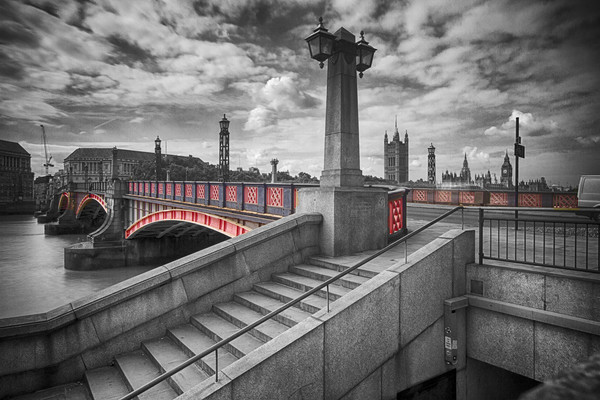 Lambeth Bridge London Picture Board by David French