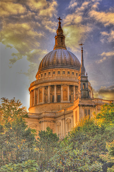 St Pauls Cathedral HDR version Picture Board by David French
