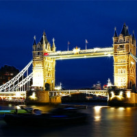 Buy canvas prints of Tower Bridge Fractals by David French