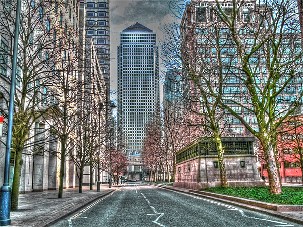Canary Wharf HDR Picture Board by David French