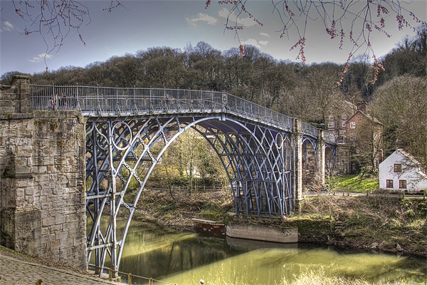 Ironbridge over the River Severn Picture Board by David French