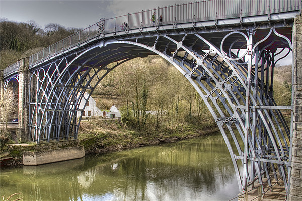 Ironbridge over the River Severn Picture Board by David French