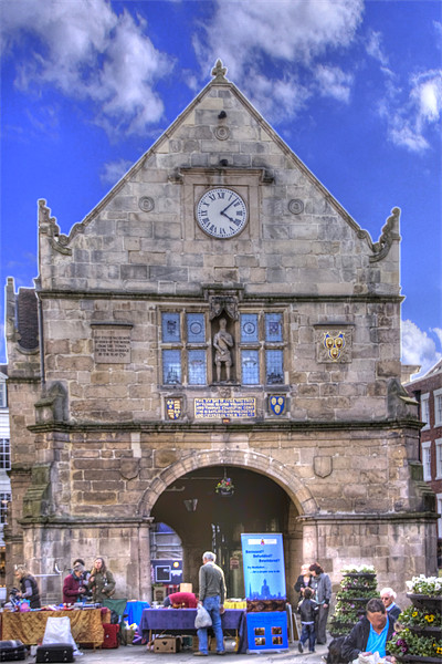 Shrewsbury Old Market Hall Picture Board by David French
