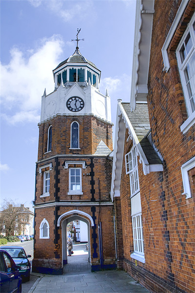 Burnham on Crouch Clock tower Picture Board by David French
