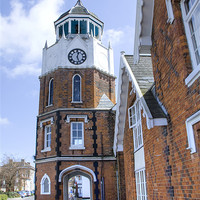 Buy canvas prints of Burnham on Crouch Clock tower by David French