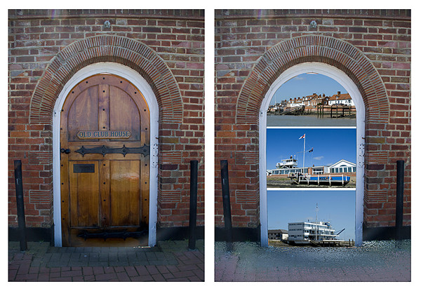 Burnham on Crouch yachting club houses Picture Board by David French