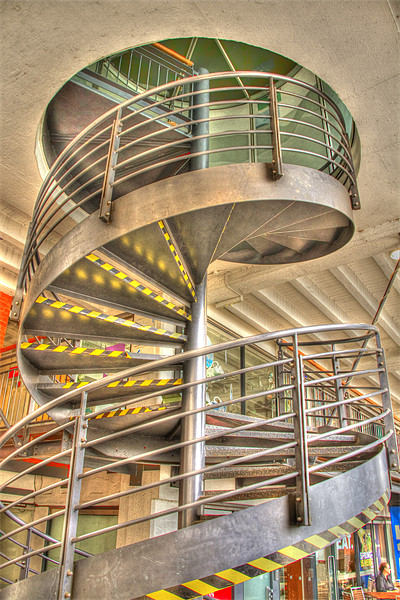 Spiral stair case hdr Picture Board by David French
