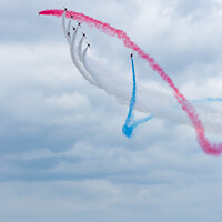 Buy canvas prints of Smoke on for the Red Arrows by Julie Tattersfield