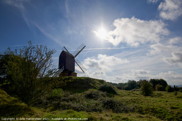 Brill windmill in the Autumn sunshine Picture Board by Julie Tattersfield