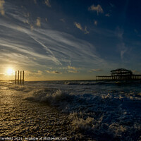 Buy canvas prints of Brighton sunrise by Julie Tattersfield