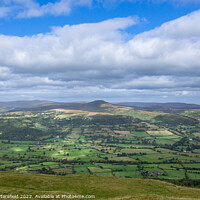 Buy canvas prints of The Sugar loaf mountain glowing in the sunshine  by Julie Tattersfield