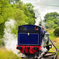 Buy canvas prints of Steam train ready to go! by Julie Tattersfield