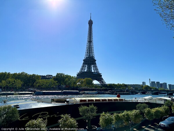 Eiffel Tower Paris  Picture Board by Julie Tattersfield