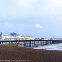 Buy canvas prints of Brighton Pier in all its glory by Julie Tattersfield