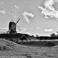 Buy canvas prints of Brill windmill Oxfordshire landscape by Julie Tattersfield