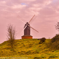 Buy canvas prints of Beautiful Brill windmill landscape by Julie Tattersfield