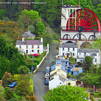 Buy canvas prints of Waterwheel. Laxey Isle of Man by Laurence Tobin