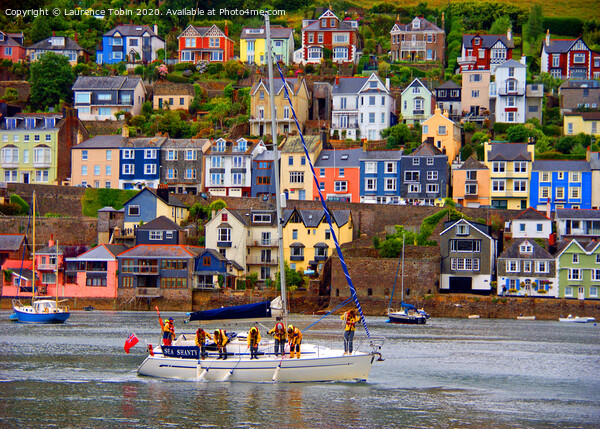 Dartmouth Harbour Framed Print by Laurence Tobin