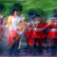 Buy canvas prints of Guards Band Imagined by Laurence Tobin