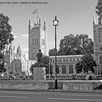 Buy canvas prints of Pariament Square and Parliament, London by Laurence Tobin