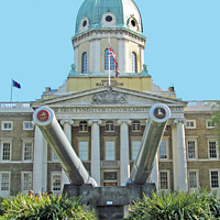 Buy canvas prints of The Imperial War Museum. Lambeth, London by Laurence Tobin