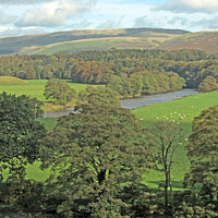 Buy canvas prints of Countryside near Kirby Lonsdale, Yorkshie Dales by Laurence Tobin