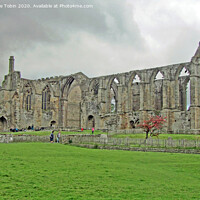Buy canvas prints of Bolton Priory, Wharfedale, North Yorkshire by Laurence Tobin
