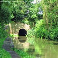 Buy canvas prints of Shrewley Canal Tunnel, Warwickshire by Laurence Tobin