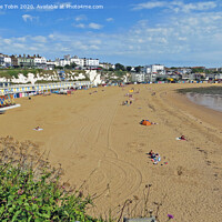 Buy canvas prints of Broadstairs Beach, Thanet, Kent by Laurence Tobin