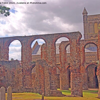 Buy canvas prints of St Botolph’s Priory. Colchester, Essex by Laurence Tobin