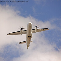 Buy canvas prints of Dornier Aircraft Ascending by Laurence Tobin