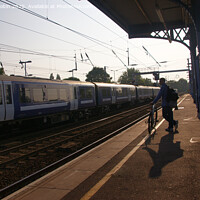Buy canvas prints of Early Commuter by Laurence Tobin