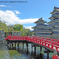 Buy canvas prints of Matsumoto Castle, Japan by Laurence Tobin