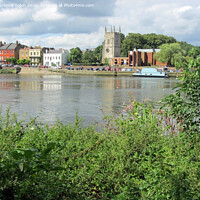 Buy canvas prints of Isleworth Riverside, London by Laurence Tobin