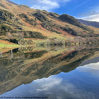 Buy canvas prints of Buttermere Lake District by David Thompson